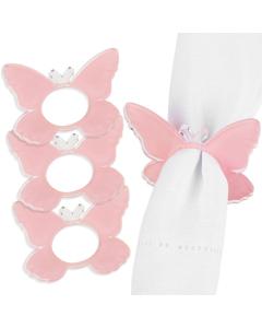 Butterfly Napkin Rings - Blush