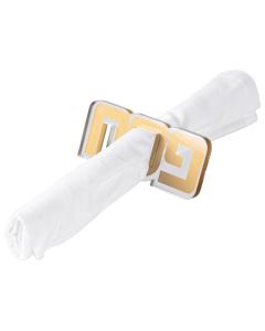 Pesach Napkin Rings - Gold
