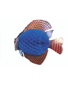 12.5" Hanging Plastic Fish - Yellow