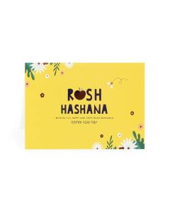 New Year Pack of 5 Cards - Bee & Flowers