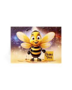 New Year Pack of 5 Cards - Smiling Bee