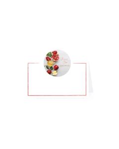 Pack of 12 Place Cards - Pomegranate, Honey, & Apple