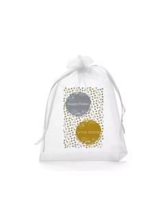 Purim Organza Bags Pack of 6