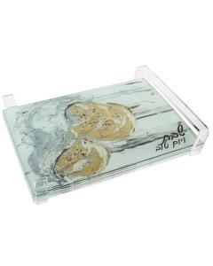 Painted Shabbos Challah Board By Zelda