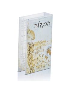 Painted Gold Havdalah Matchbox Holder