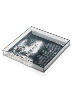 Painted Black Havdalah Plate