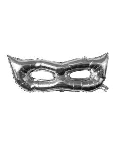 Silver Purim Masquerade Balloon