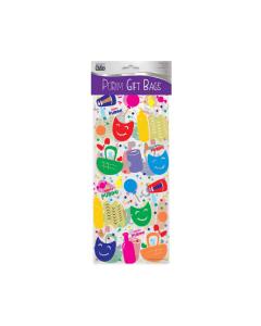 Purim Treat Bags (with Colorful Purim Symbols)