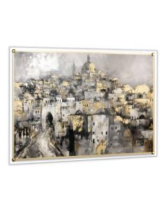 Painted by Batya Jerusalem Painting - Lucite (50" x 35")