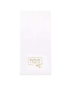 Pesach Disposable Guest Towel - Gold