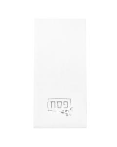 Pesach Disposable Guest Towel - Silver