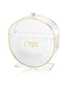 Standing Pearlstone Matzah Box