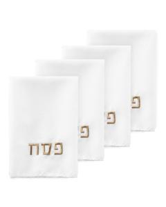 Pesach Napkin - Set of 4 - Gold