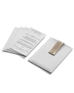 Leather Seder Pouch & Card Set