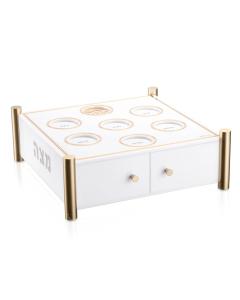 3 Level Kearah / Matzah Box - Gold