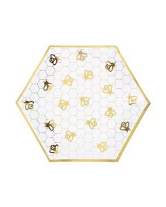 Rosh Hashanah Paper Plate - Bees