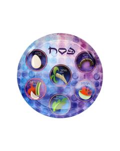 Passover Paper Plates - Seder Plate Design (Pack of 12)