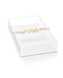 Shabbos Bar Paper Towel Holder - Gold