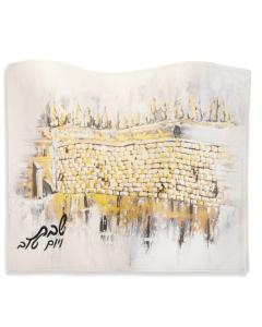 Painted Kosel At Winter Challah Cover