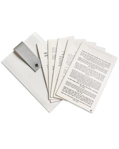 Women's Leather Kitchen Card Magnet Set