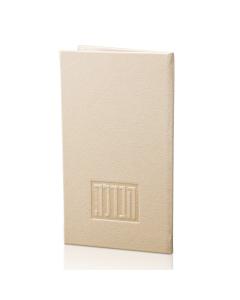 Leather Havdalah Booklet - Gold