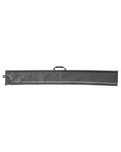 Embroidered Faux Leather Lulav Case - Black