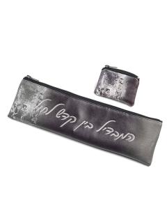 Painted Black Havdalah Set