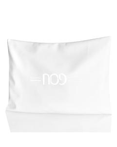 Faux Leather Pillow Case (White)