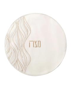 Lace Matzah Cover - Gold