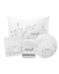 Leaf Pesach Set - Silver