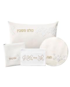 Scattered Fur Pleather Pesach Set