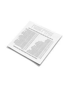 Leather Magnet Sefiras Haomer - White