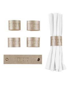 Sukkos Leather Napkin Wraps
