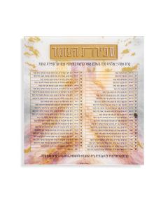 Painted Sefiras Haomer Magnet