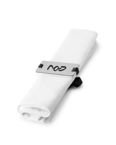 Pesach Napkin Wraps - Silver