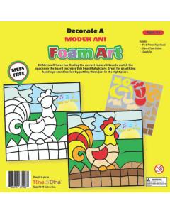 Decorate A Modeh Ani Foam Art