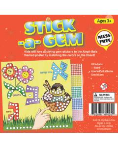 Stick-A-Gem - Aleph Bais Gimmel