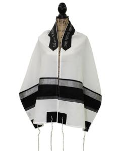 Tallis Viscose  Black/ Grey Applique