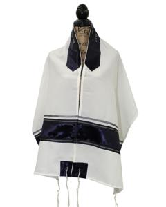 Tallis Viscose Navy / Navy Diamond  Applique