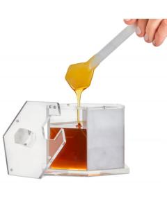 Hexagon Lucite Honey Dish