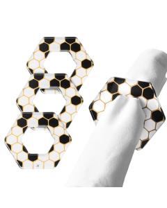 Onyx Napkin Rings - Set of 4