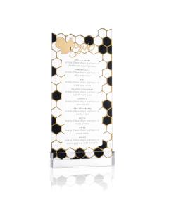 Onyx Simanim Card (Clear & Gold)