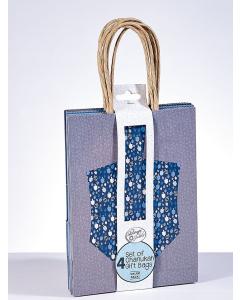 Set of 4 Chanukah Kraft Gift Bags