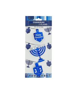 Chanukah Blue/Silver Foil Garland