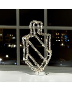 LED Twinkling Dreidel Decoration