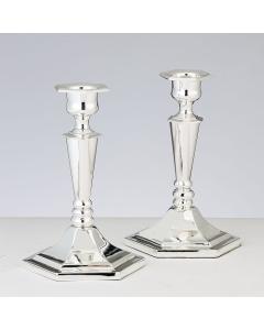 Set of 2 Silver Plated Candlesticks