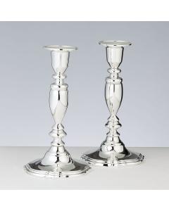 Set of 2 Silver Plated Candlesticks
