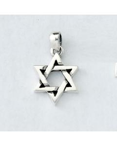 Sterling Silver Symmetrical Star Pendant
