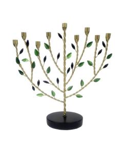OliveTree Hand-Crafted Metal Menorah