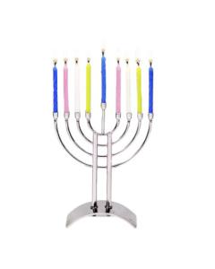 Mini Menorah Set w/ Menorah and Birthday Candles